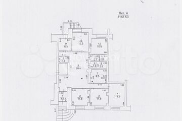 Офис, 121,7 м², 1/10 эт.